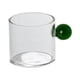 thumbnail image 3 of Taza De Leche De Una Sola Capa Creativa Transparente Para El Hogar Sala De Estar Verde, 3 of 3