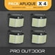 thumbnail image 1 of Pack 4 Aplique 294 Led Solar Contra Agua, 1 of 5
