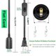 thumbnail image 2 of Cable para Lámpara Colgante Zarnicy 5 m E26/E27 Negro - 1 unidad, 2 of 7