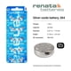 thumbnail image 2 of Batería de reloj Renata 384 SR41SW, 1,55 V, óxido de plata (2 unidades), 2 of 7