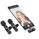 thumbnail image 4 of Micrófono inalámbrico de solapa Dual Mic USB-C Y para IP Borofone BFK15, 4 of 7