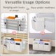 thumbnail image 3 of Organizador de mesita de noche Bedside Caddy Edudif de doble uso, blanco, 3 of 7