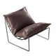 thumbnail image 5 of Miniatura 1/6 Casa de muñecas Silla Sillón Accesorios Decoración Muebles Modelo Aleación Simulación para niños Niños Juegos de imaginación Niños peque Marron oscuro, 5 of 5