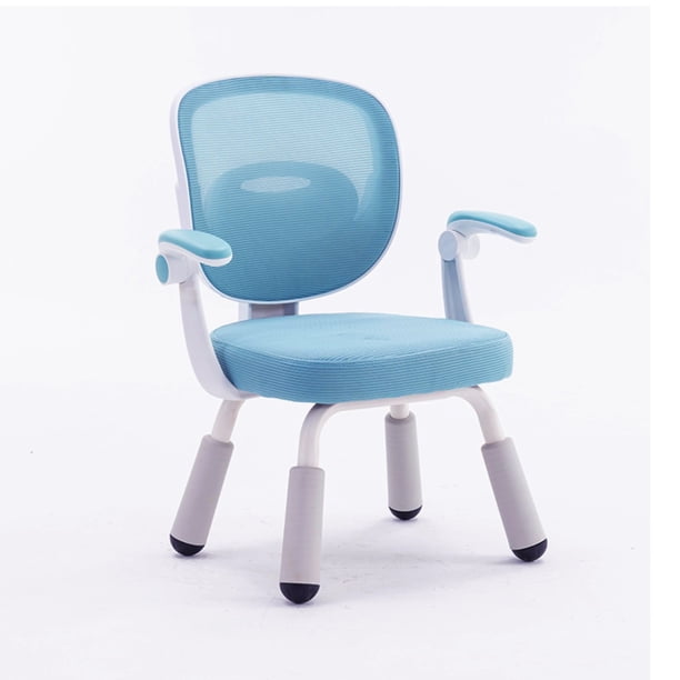 Silla Escritorio Ergonomica Infantil Azul Kidscool-Malla Respirable, Ajuste Altura, Soporte Lumbar,70 Kg