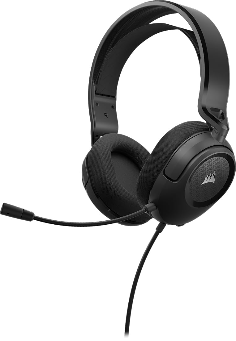 Auriculares Para Juegos Corsair Hs35 V2 Multiplataforma Con Cable Carbon