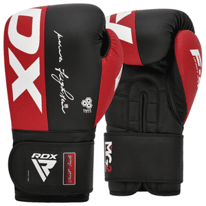 Guantes De Combate De Boxeo Velcro Rdx F4R - 12 Oz