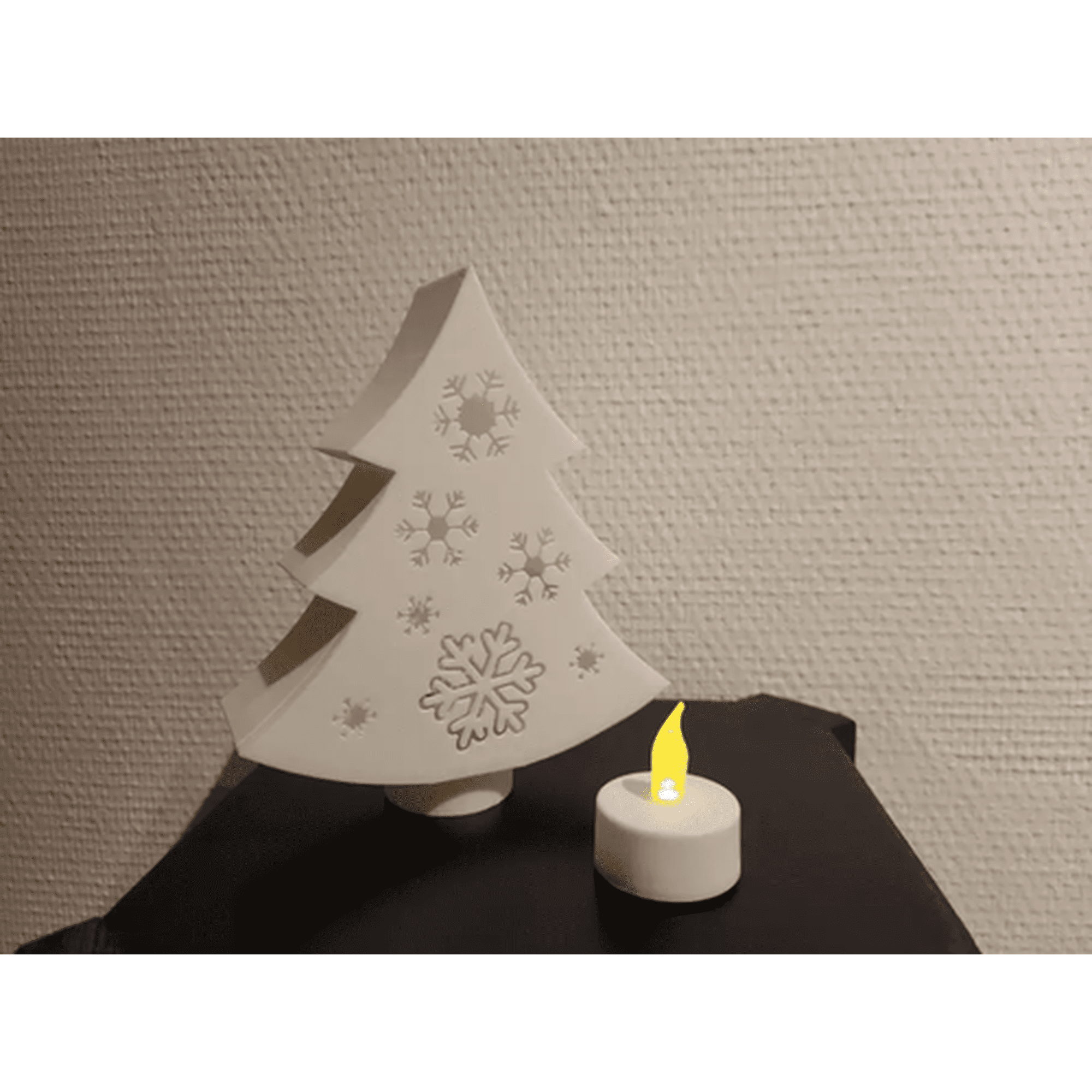 Genérico - Portavelas De Árbol De Navidad Moderno