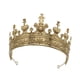 thumbnail image 4 of Corona De Rey Para Hombre De 15 Cm, Tiara De Metal Para Aniversario, Festival De Música, Iglesia, Oro, 4 of 5