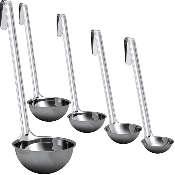 Cucharón Avant Grub de acero inoxidable 1-8 oz (paquete de 5)