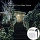 thumbnail image 1 of 300LEDs LED Solar Powered Copper Wire String Lights Outdoor, Waterproof, 8 Modes Fairy Lights For Garden, Patio, Party, Yard, Christmas (Warm White/White/Multicolour), 1 of 5