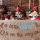 thumbnail image 3 of Banner Cowboy Para Decoración De Baby Shower Diseño Con Forma De Pequeño Vaquero Color Azul, 3 of 5