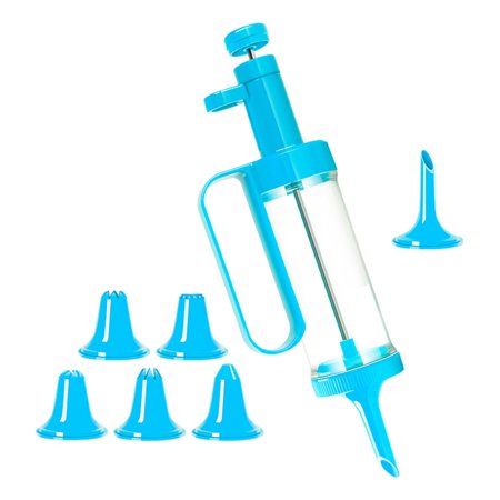 Genérico - Máquina Para Hacer Churros Con Prensa De Galletas Para Hacer Galletas Y Hacer Churros, Color Azul