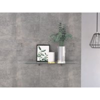 Tuhome - Repisa Rectangular De Baño En Vidrio 7X15X40 Cm