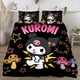 thumbnail image 3 of Kuromi Soft 3D Printed Duvet Cover Bedding Set with Comforter Cover 3 Piece Set, 3 of 5