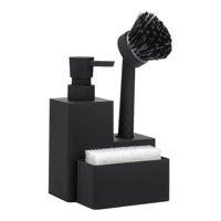 Magideal - Dispensador De Jabón 3 En 1, Organizador De Encimera, Práctico Y Duradero De 320Ml Para Cafetería, Contenedor De Prensa Con Bomba De Líquido Multiusos