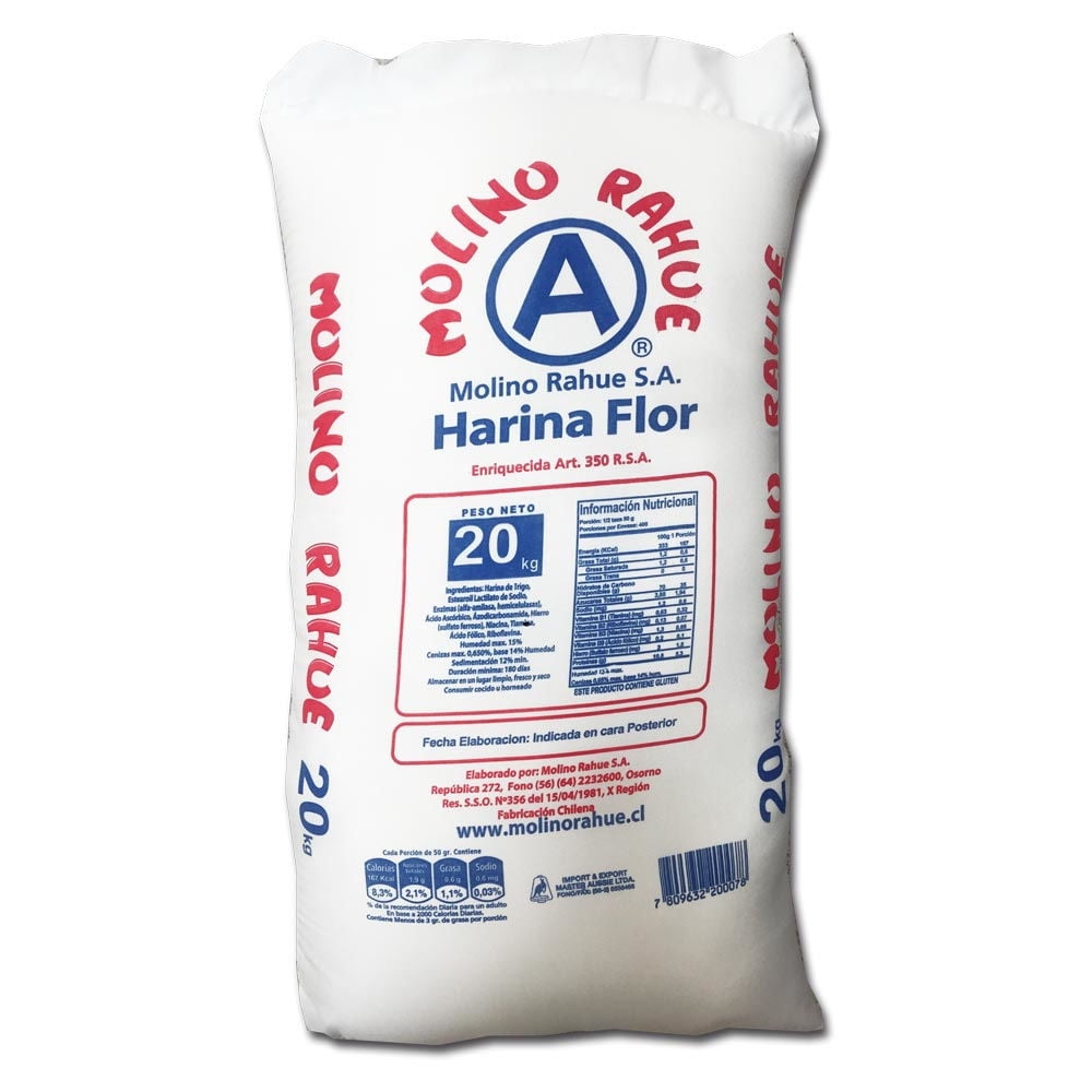 Harina Flor Bolsa 20 Kg Rahue