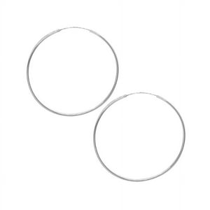 Fershop - Aros De Plata 925 Argolla De 60 Mm