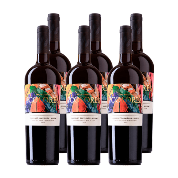 Vino 7 Colores Gran Reserva Cabernet Sauvignon / Muscat 750cc x6
