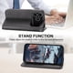 thumbnail image 5 of Funda Flip FOXDOCK para iPhone 17 Pro Max , Estilo Billetera con Diseño Rombo, Correa de Mano y Soporte, Uso Diario, 5 of 6