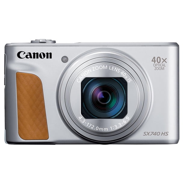 Cámara Canon PowerShot SX740 HS con zoom 40x, 20.3 MP y video 4K