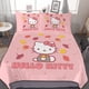 thumbnail image 1 of Hello Kitty Duvet Cover Set 3-Piece Bedding Set Soft Warm And Comfortable Soft Bed Set for Bedroom All Season Bed Sheets, 1 of 5