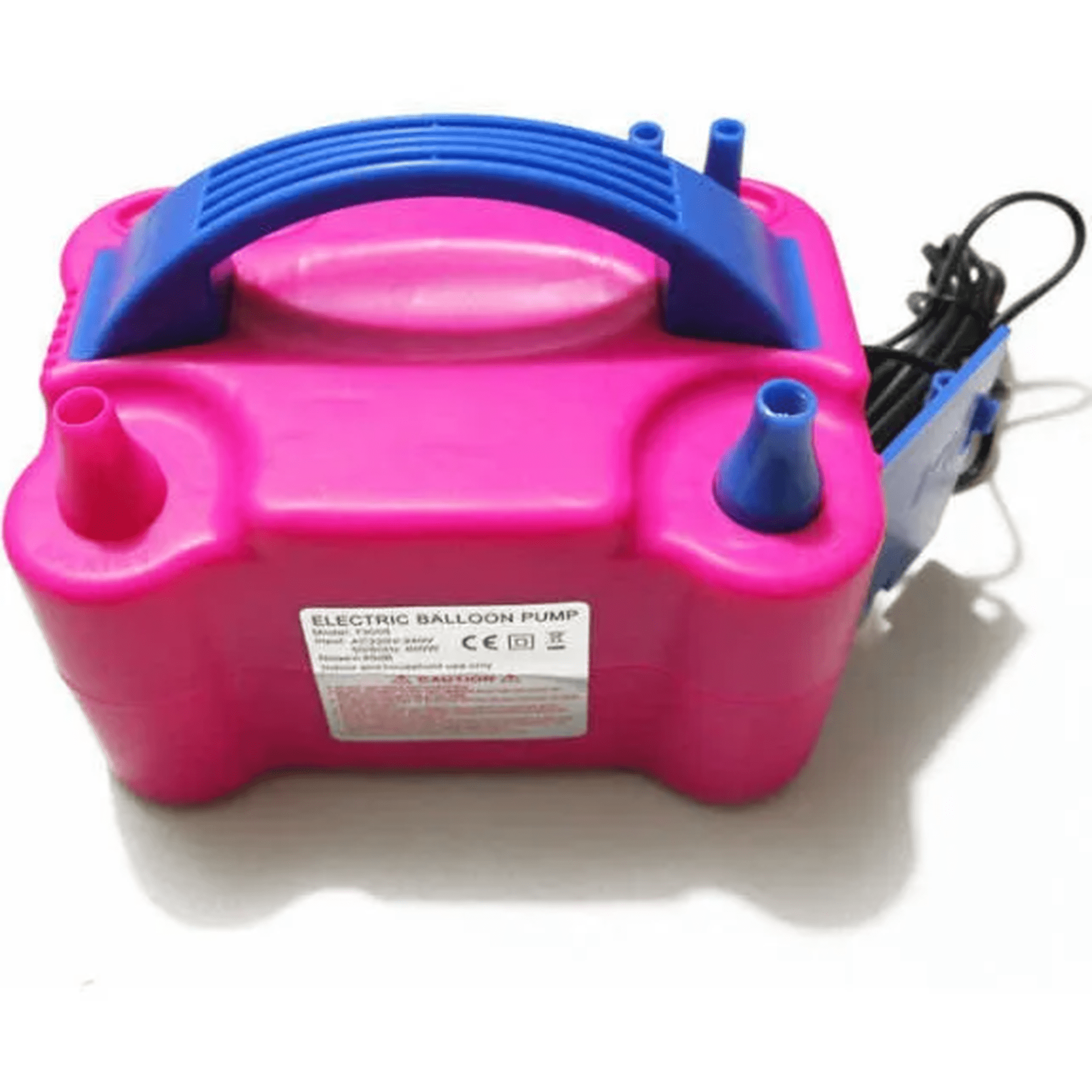 Bienok - Electrónic Baloon Pump Inflador Eléctrico Globos Doble Boquilla Maquina Para Inflar Globos Infla Bombas Fiestas Inflador De Globo 2 Inyectores
