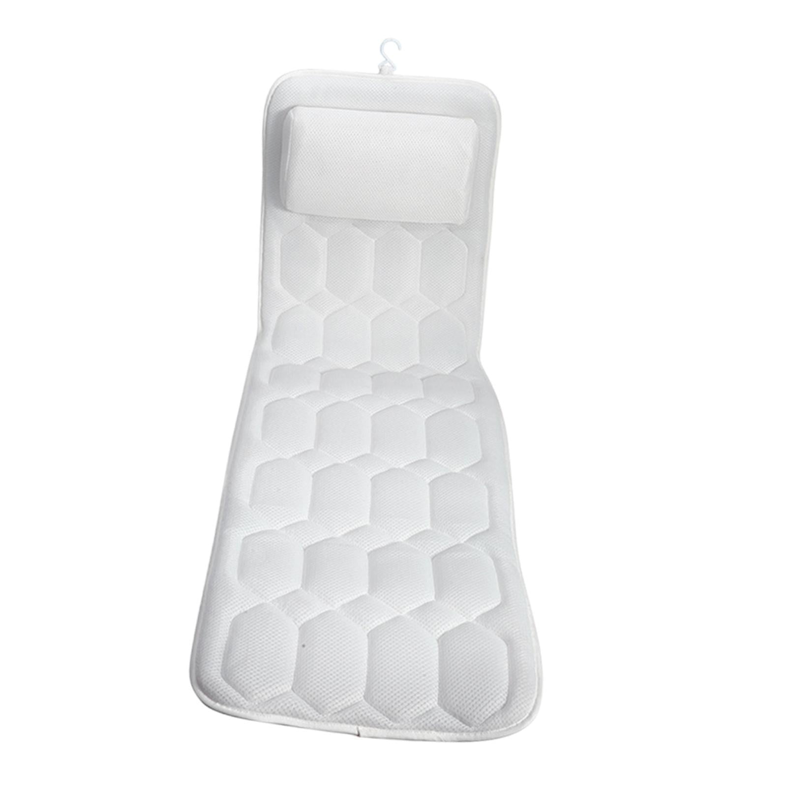Magideal - Almohada De Baño, Cojín De Baño De Malla, Transpirable, Antideslizante, Cómoda Alfombrilla De Baño De Cuerpo Completo, Colchón Acolchado Para Bañarse