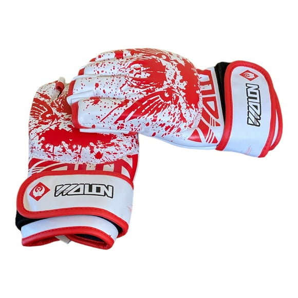Guantes MMA blood blanco
