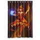 thumbnail image 1 of Cortina de ducha de World of Warcraft WOW Hero, juego de cortina de baño con ganchos, tamaño 48 x 72 pulgadas, 1 of 3