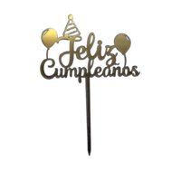 Genérico - Topper Feliz Cumpleaños 4