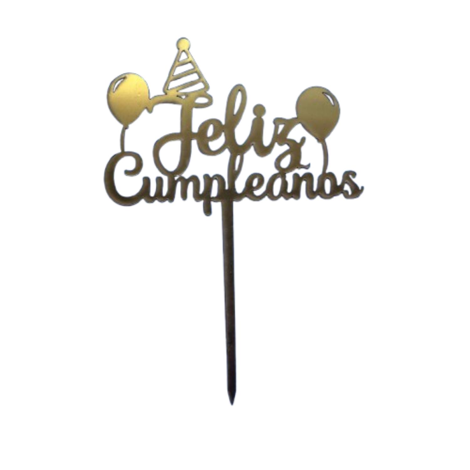 Genérico - Topper Feliz Cumpleaños 4