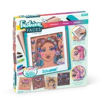 Kit De Arte De Moda Playmonster Fashion Faces Para Niños De 6 A 11 Años