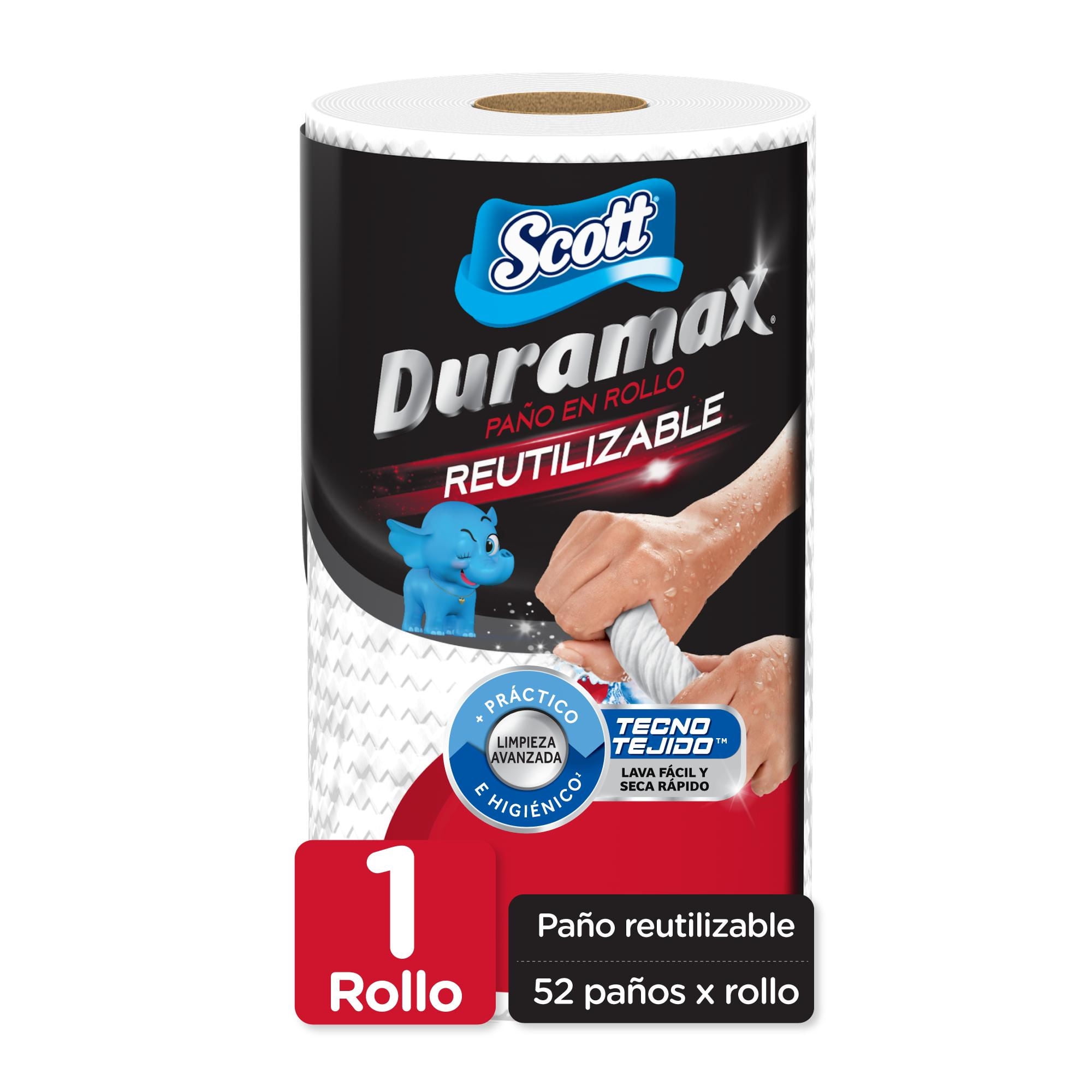 Scott - Paño Reutilizable Duramax 52 Hojas
