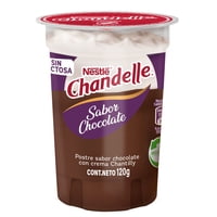 Postre Crema Sin Lactosa Sabor Chocolate 120 G Chandelle