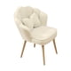 thumbnail image 3 of Sillón De Tocador, Lindo Sillón Suave Con Acento Para Oficina, Sala De Estar, Maquillaje, Color Blanco Roto, 3 of 5