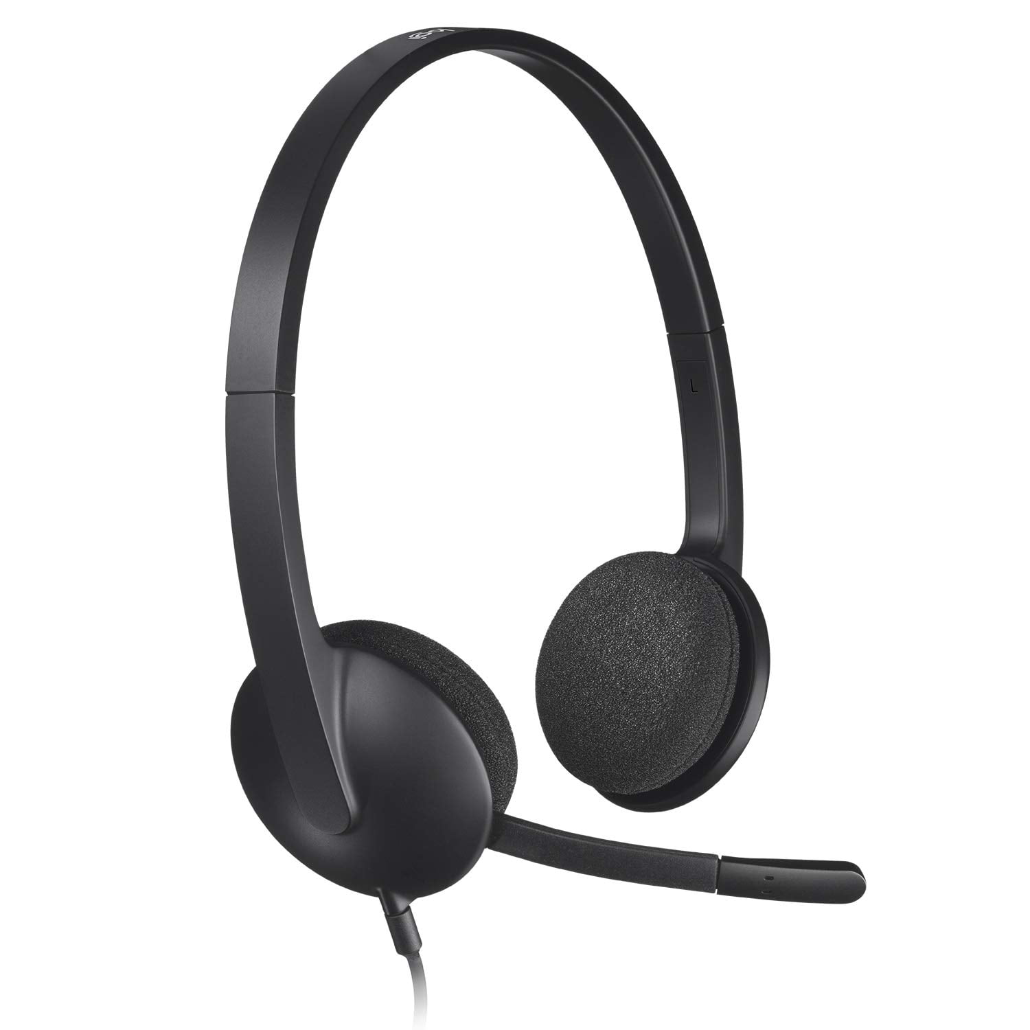 Auriculares Logitech Usb H340 Stereo Para Windows Y Mac - Negro