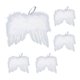 thumbnail image 4 of 5x Alas De ángel De Plumas De ángel Alas Colgantes De Plumas Elegantes Para Festivales De Cumplea?os De Navidad Blanco, 4 of 4