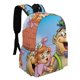 thumbnail image 2 of El Show de Magilla Gorilla-theme Backpack, Campus style schoolbag Bookbag with Adjustable Shoulder Straps And Large Zip Compartment, Unisex Travel Bags.42x30x15cm, 2 of 6