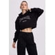thumbnail image 1 of Polerón Mujer Cropped Negro, 1 of 4