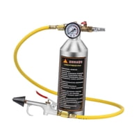 Magideal - Tanque De Descarga De Aire Acondicionado A/C, Boquilla De Manguera De Tanque Vacío De 1000 Ml, Kit De Herramientas De Limpieza Automática De Tuberías