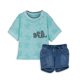 thumbnail image 1 of Conjunto Denim Bebé Niño Elasticado Estampado Aqua Pillin, 1 of 3