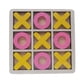 thumbnail image 1 of Juego De Mesa De Madera Tic TAC Toe, Juego De Mesa De Ajedrez Xoxo Hecho A Mano Para Viajes, Amarillo Y Rosa, 1 of 5