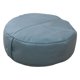 thumbnail image 5 of Puf Redondo Asiento Otomano Piso Suave Reposapiés Para Dormitorio Lavable Azul, 5 of 5