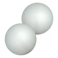 Magideal - 2 Bolas De Espuma Blancas, Decoración Navideña, Bolas Para Árboles De Navidad Para Proyectos Escolares, Fiestas Navideñas, Fiestas Domésticas, Acción Diámetro 18 Cm