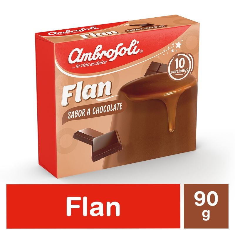 Flan Chocolate 90 g Ambrosoli