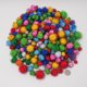 thumbnail image 3 of suxuMhao Pompones Azul Oscuro para Manualidades Pompones de Oropel Esponjosos Pompones con Brillo Decoración de Ropa 0.59 Inch 100 Pzas Pompones Al por Mayor para Manualidades DIY Adornos de Fiesta, 3 of 3