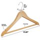 thumbnail image 3 of Perchas de madera Home It Premium, duraderas y antideslizantes, paquete de 20, 3 of 7