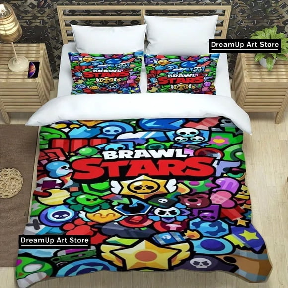 B-rawlS-stars Printed Bedding Sets exquisite supplies set duvet cover bed comforter set bedding set luxury