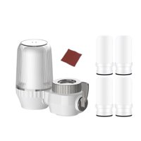 Bothyi - Filtro De Agua Para Grifo De Montaje En Grifo, Fácil De Instalar, Con Núcleo De Filtro Y Papel De Lija Con 5 Núcleos De Filtro