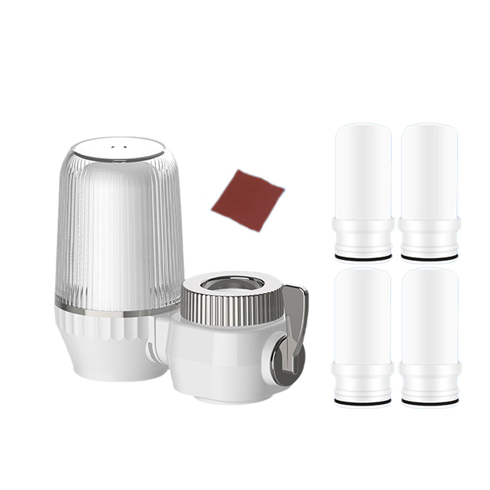 Bothyi - Filtro De Agua Para Grifo De Montaje En Grifo, Fácil De Instalar, Con Núcleo De Filtro Y Papel De Lija Con 5 Núcleos De Filtro